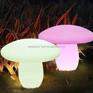 Mushroom Night Light Cute Home Decoration with Remote Control LED Table Lamp and Mood Light Features