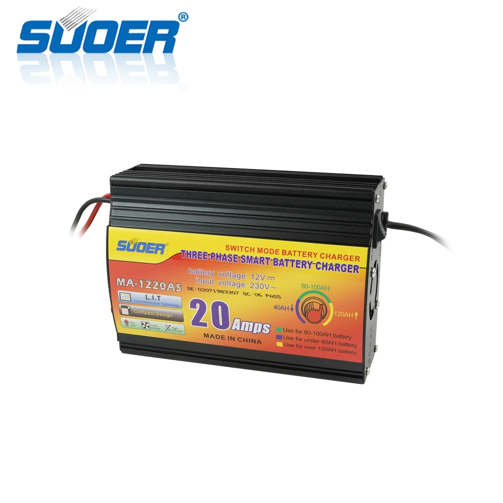 Traveller 20A Smart Battery Charger with Start Aid