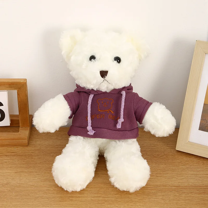 Custom logo 7inch Ready Stock Teddy Bears Plush Teddy Bear Toys With T ...