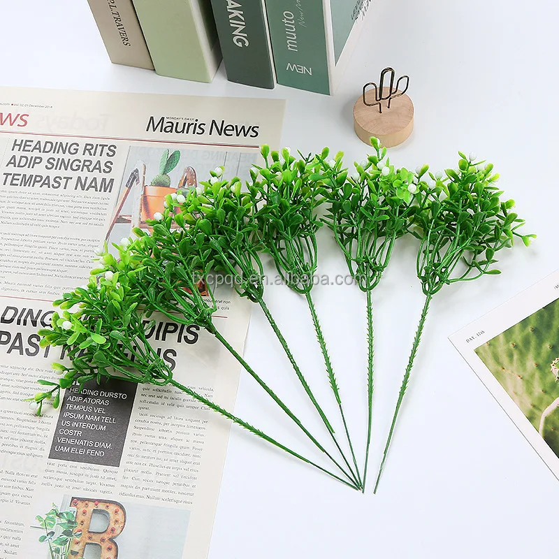 Mfl710 Wholesale Artificial Flowers Green Plant Small Potted Flower