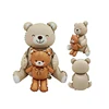 Beige Brown Bear