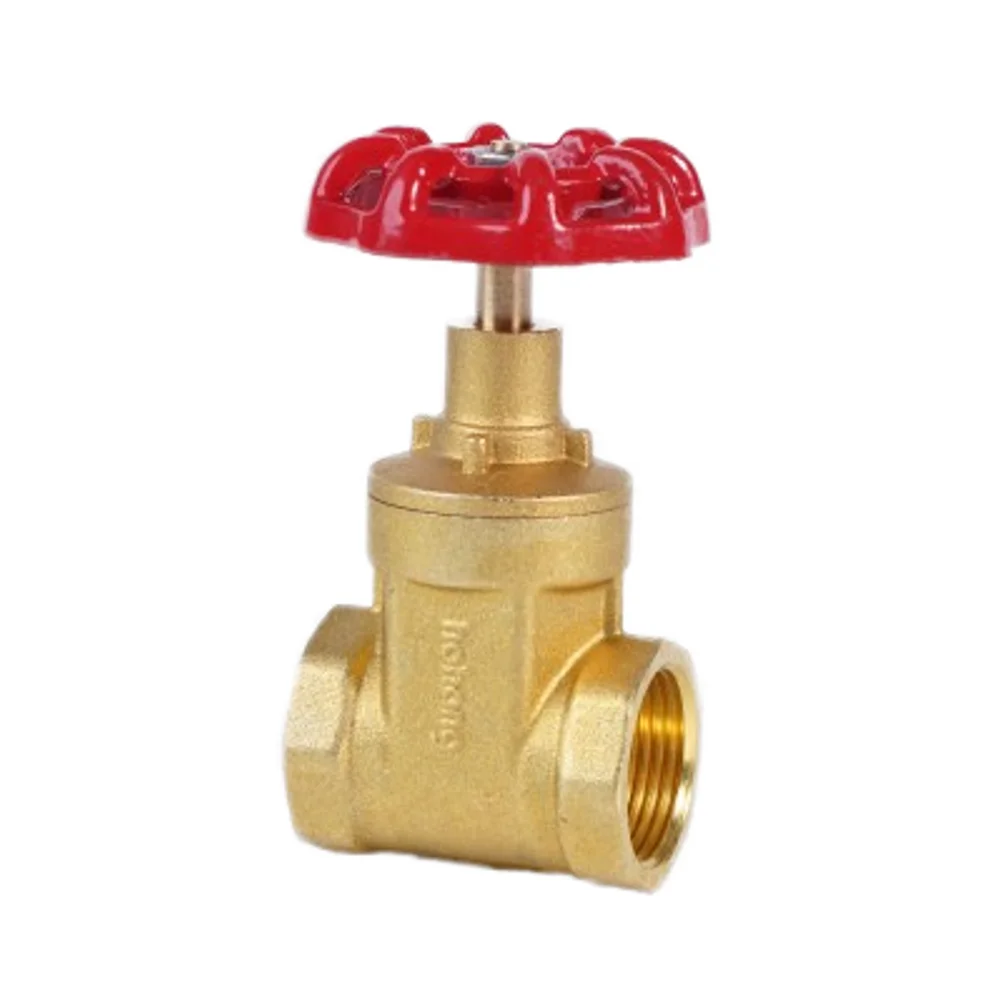 High-Temperature Manual Brass Control Gate Valve 1/2\" & 4\" Brass Copper Thread Ball Structure for Water Gas Oil Use manufacture