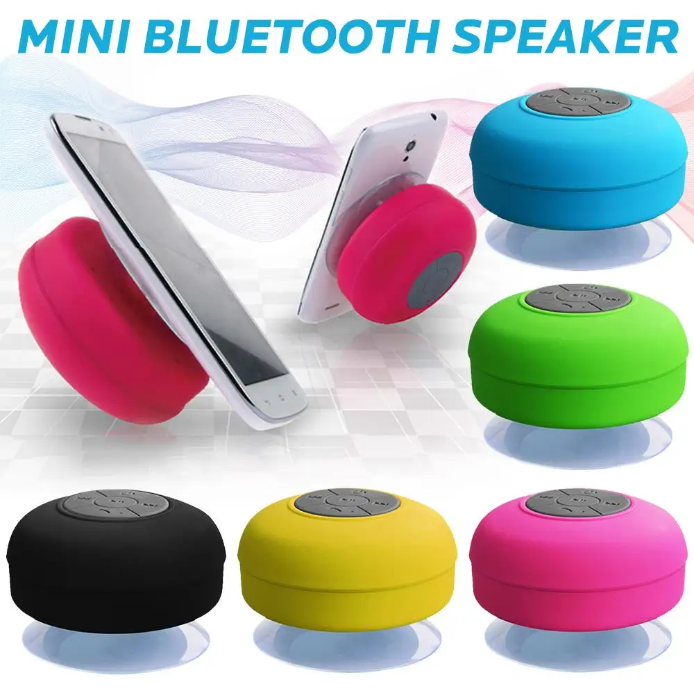 Suction cup bathroom waterproof IPX7 speaker, wireless shower Blue tooth speaker BTS06 - ANKUX.COM