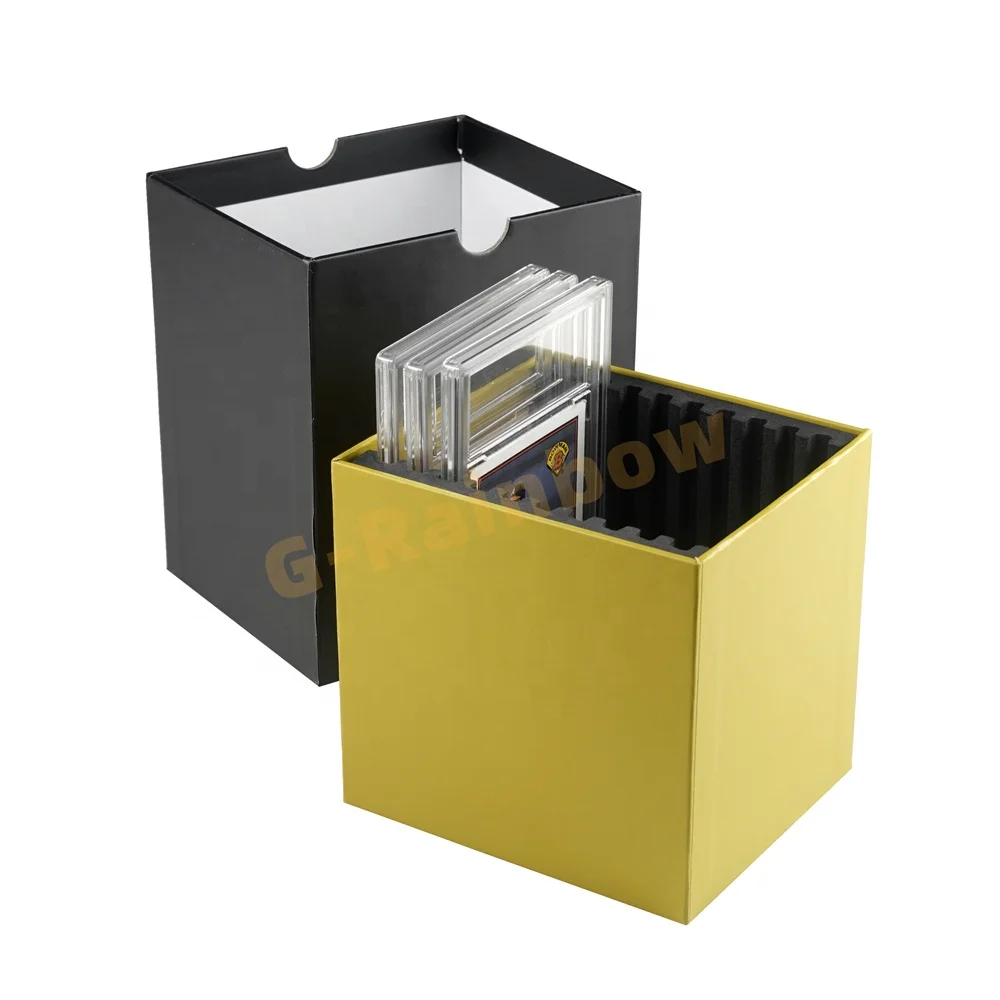 GradingCard Storage Holder Trading Card Game Deck Box Recycle Slotted  Graded Card Box