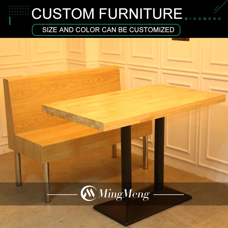 New Design Cheap Restaurant Booth Cafe Furniture Wood Sofa Restaurant Booth