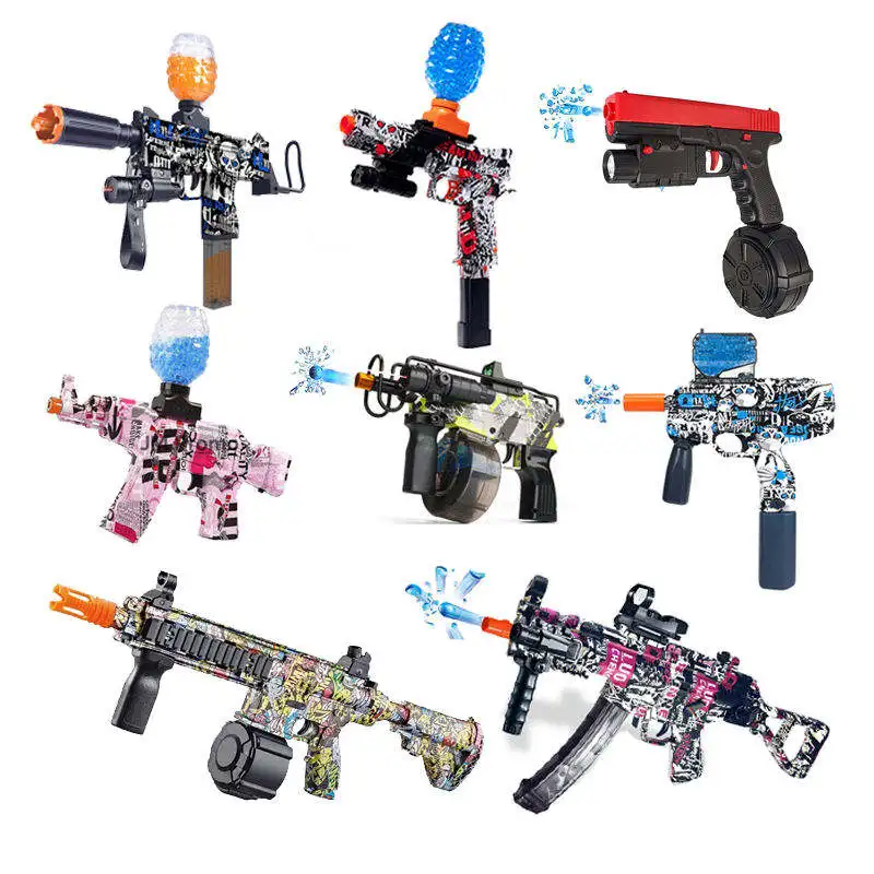 Ak47 M4a1 M4 M416 Gel Blaster Toy Gun Pistolet Rechargeable Jelly ...