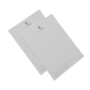 Custom Logo Writing Notepads Promotional Tear Off Memo Pad A4 A5 A6 Business Printed Notepads