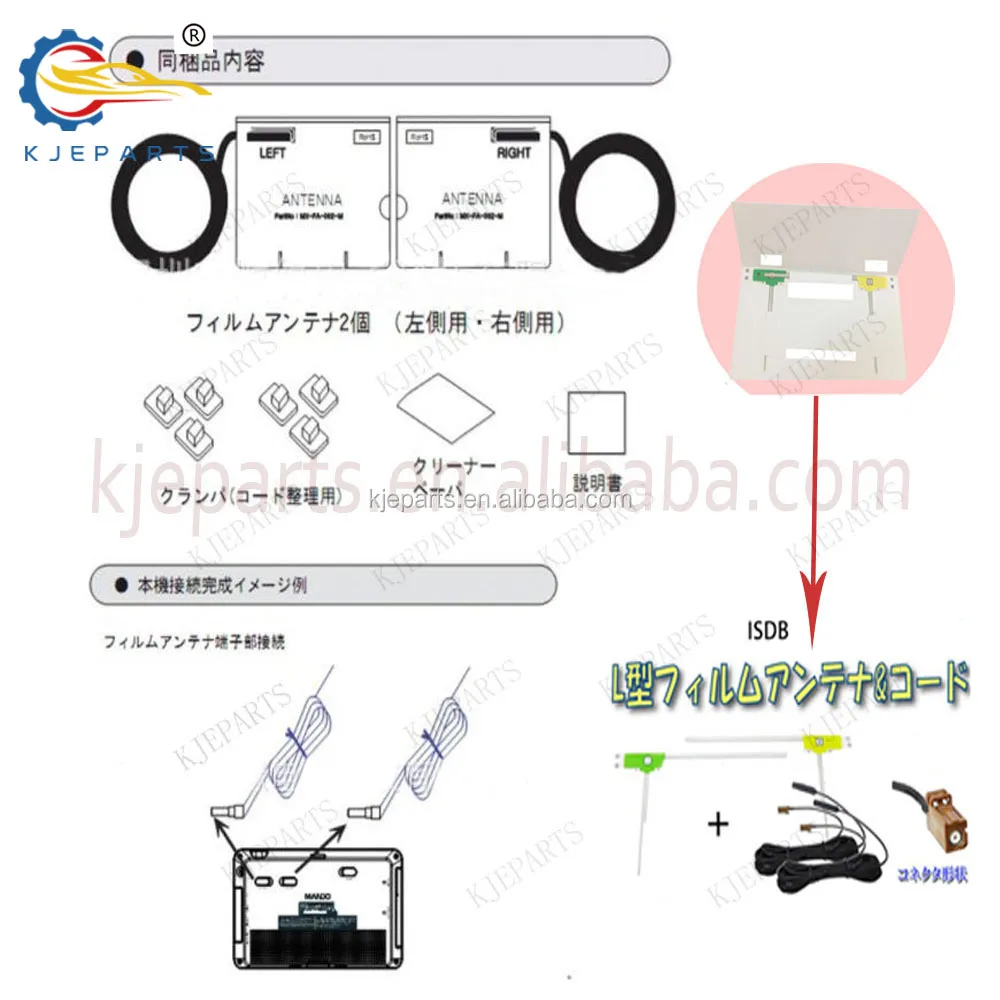 Japan Thin Film Vhf Uhf Digital Tv Antenna With Vr 1 Connector Buy Antenna Tv Japan Hdtv Vr 1 Connector Car Film T2 Antenna Product On Alibaba Com