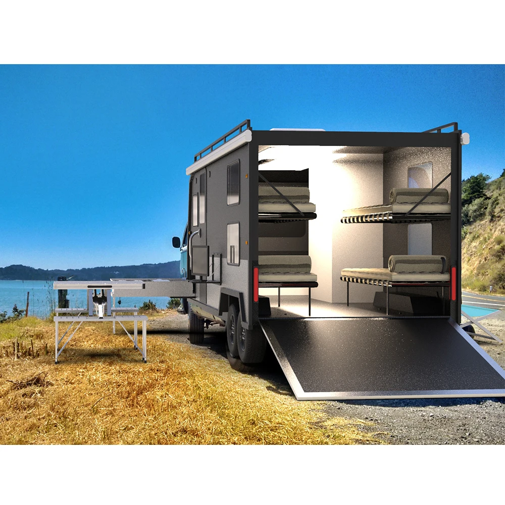 Road On Australian Standard Rvs Camper Travel Trailer Family Offroad