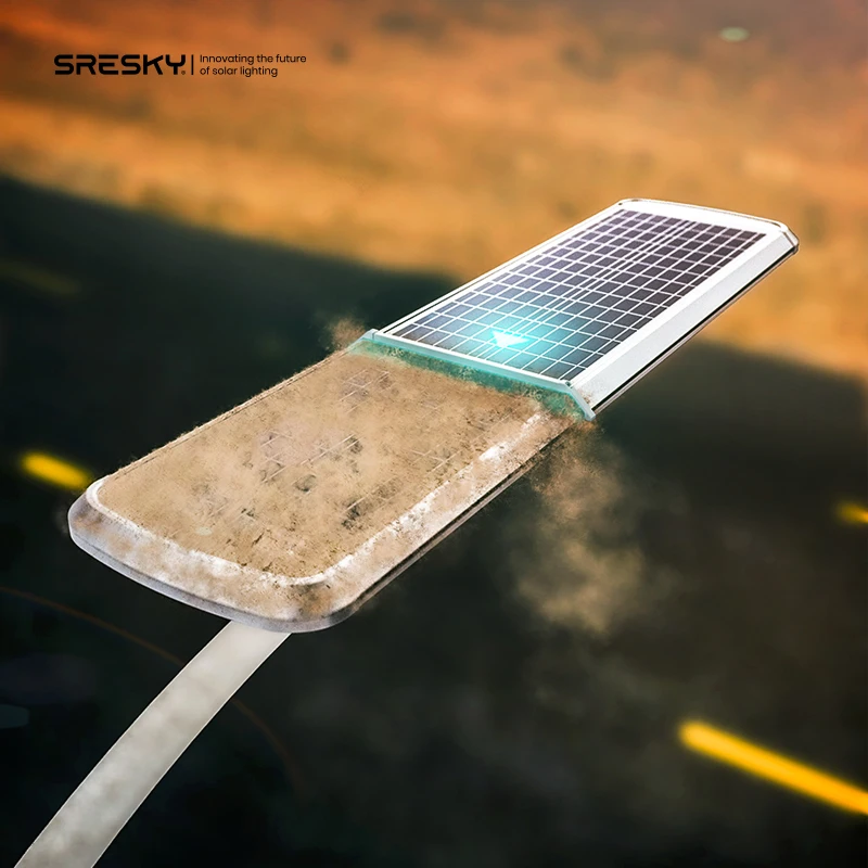 Новый продукт Sresky уличная Водонепроницаемая ip65 лампа на солнечных батареях 40 Вт 80 100 150 солнечные уличные фонари с раздельным светодиодным уличным фонарем