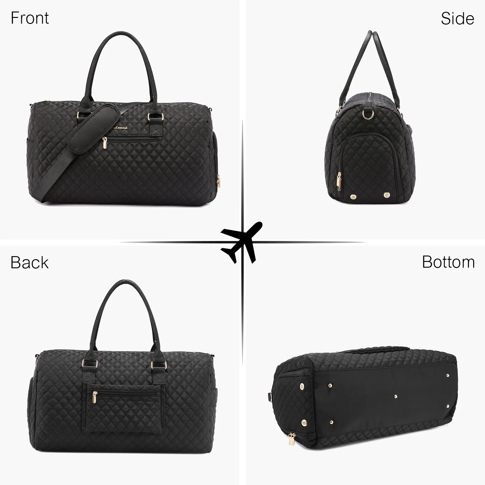 Lovevook 2022 Luxury Designer Quilted Weekender Duffel Bags Men Custom ...