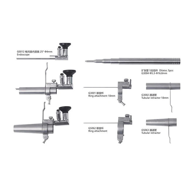 Orthopedic Spine Endoscopic Instruments Discoscope Set