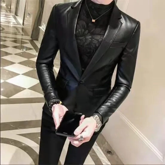 Embryo leather suit jacketフジャケットスーツ中国新鋭 Embryo leather suit jacketフジャケットスーツ中国新鋭