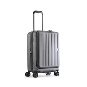 New Ultra-Light Neoprene 20inch Cabin Trolley Front-Opening Suitcase High-Value Large Capacity Unisex Spinner