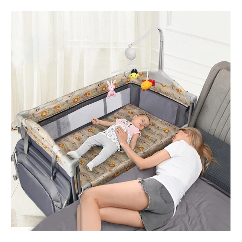 Лидер продаж с завода, розовая детская кроватка/Детская кроватка с бамперами