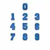 Blue number