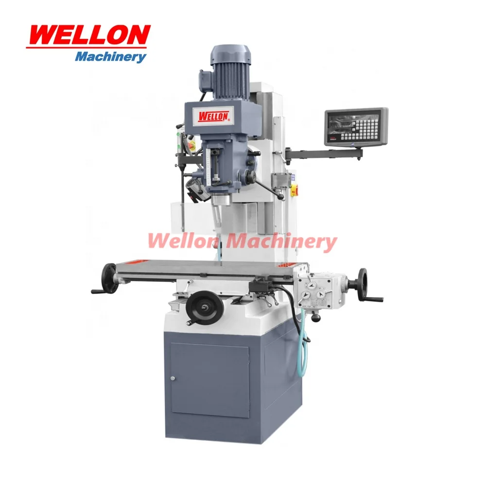 ドリル フライス盤 ZX45精密金属ギア駆動ドリルおよびフライス盤