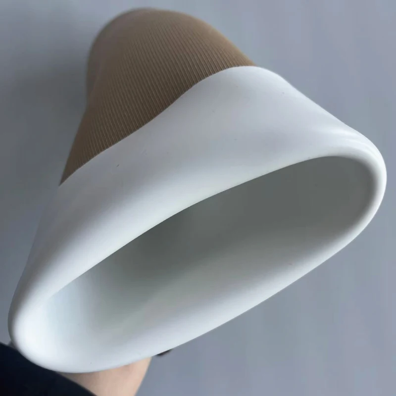 Silicone Prosthetic Liner Locking Mechanism Longitudinal Inelastic Cover for Artificial Limbs Interventional Materials