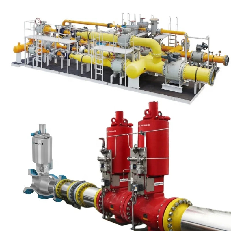 High Integrity Pressure Protection System Mokveld HIPPS Safety Relief Valve With Skid Mounted Flare Systems