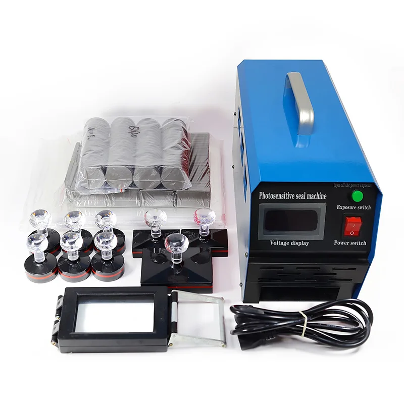 Automatic Stamp Machine Intelligent Photosensitive Pre Inked Self Inking Rubber Flash Stamp Making Machine