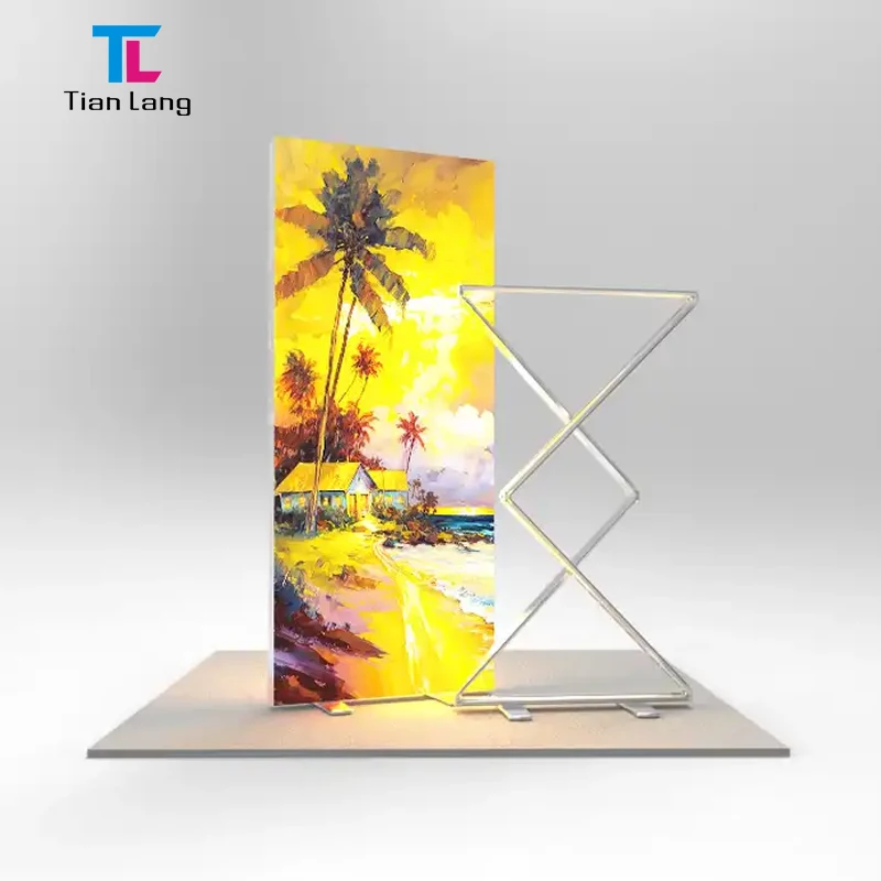 TianLang uus disain kandev kvaliteetne alumiiniumirahastik seg-pinge tükka tagaplaat Led taustvalgustatud valguslauk