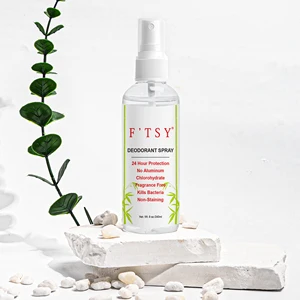 Custom Vegan Anti-Sweat Antiperspirant Deodorant Spray Mist Refreshing Body Odor Eliminator and Remover