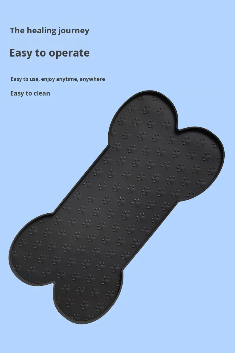 Easy-to-Clean Silicone Pet Meal Mat Anti-Spill Feeding Mat for Cats and Dogs Cat Bowl Mat Supplies details