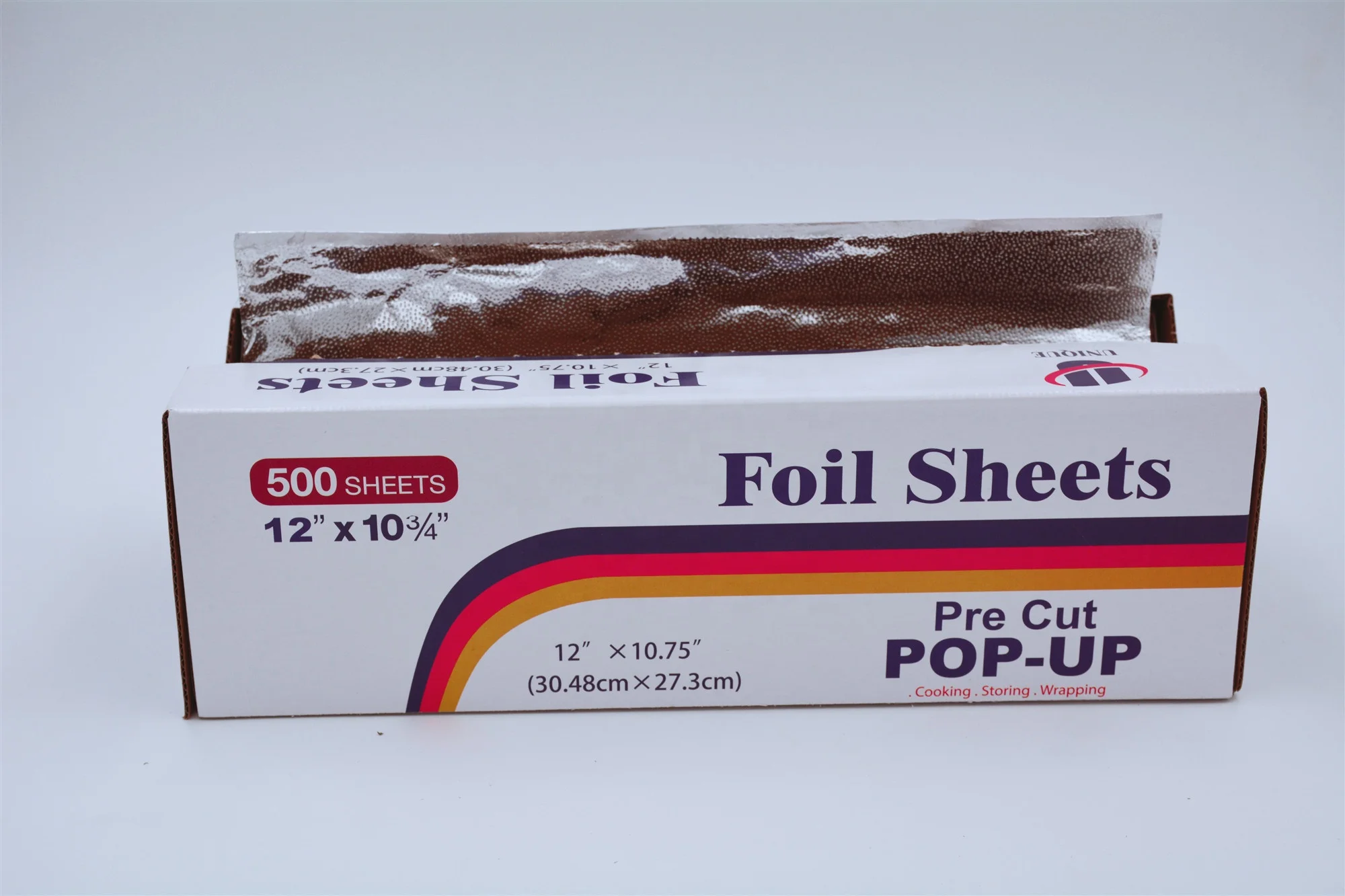 Pre-Cut Aluminum Foil Sheets, Foil Pop Up Sheets, 12x12 Inches, Box of 500  Sheets (1)