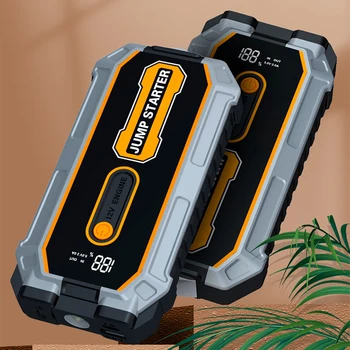 Strong Safe 12 Volt Emergency Portable Car Battery 16800mAh High Capacity Jump Starter 1200A Vehicle Emergency Tool Outdoor Use