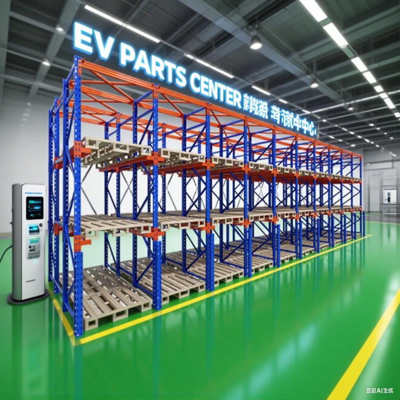 Guichang a Frame Glass Rack Aluminum Transport Industrial Storage