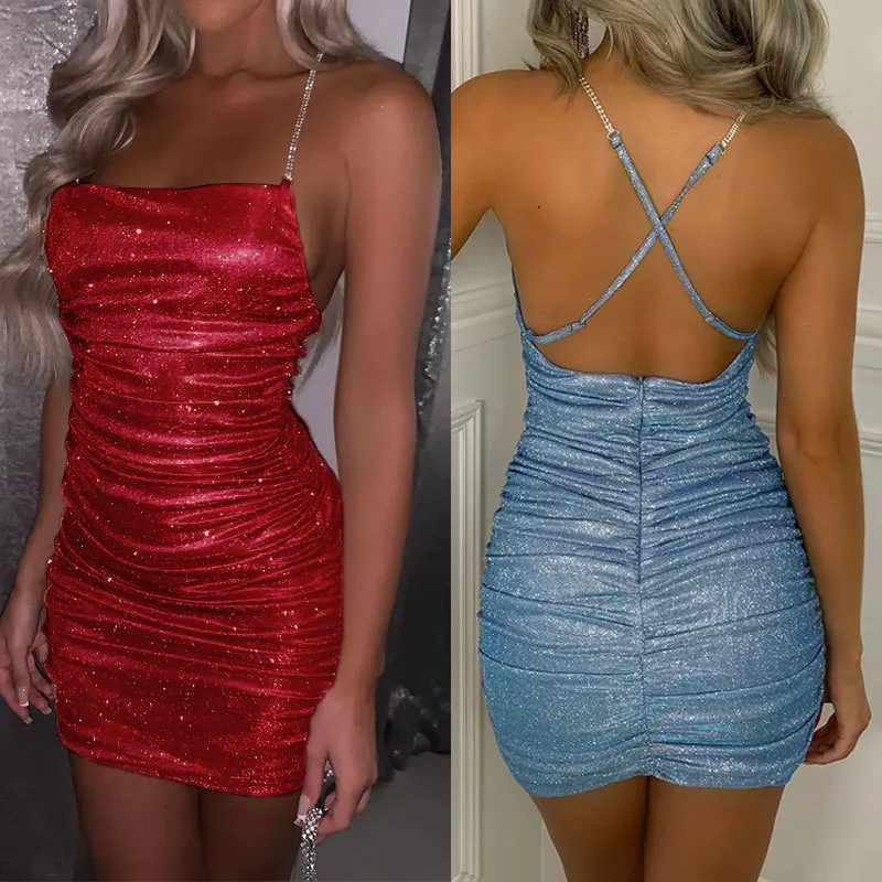 Womens Fall Clothing Latest One Piece Backless Club Bling Short Hot Party Dress Buy Bling Short Party Dresses Backless Club Bling Short Hot Party Dress Womens Fall Clothing Product On Alibaba Com