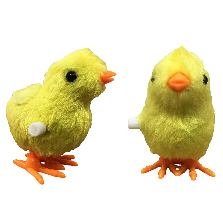 
Заводная Новинка прыгающая курица для вечеринки игрушка Пасхальная детская птица желтая цыпленка украшение прыгающее животное 