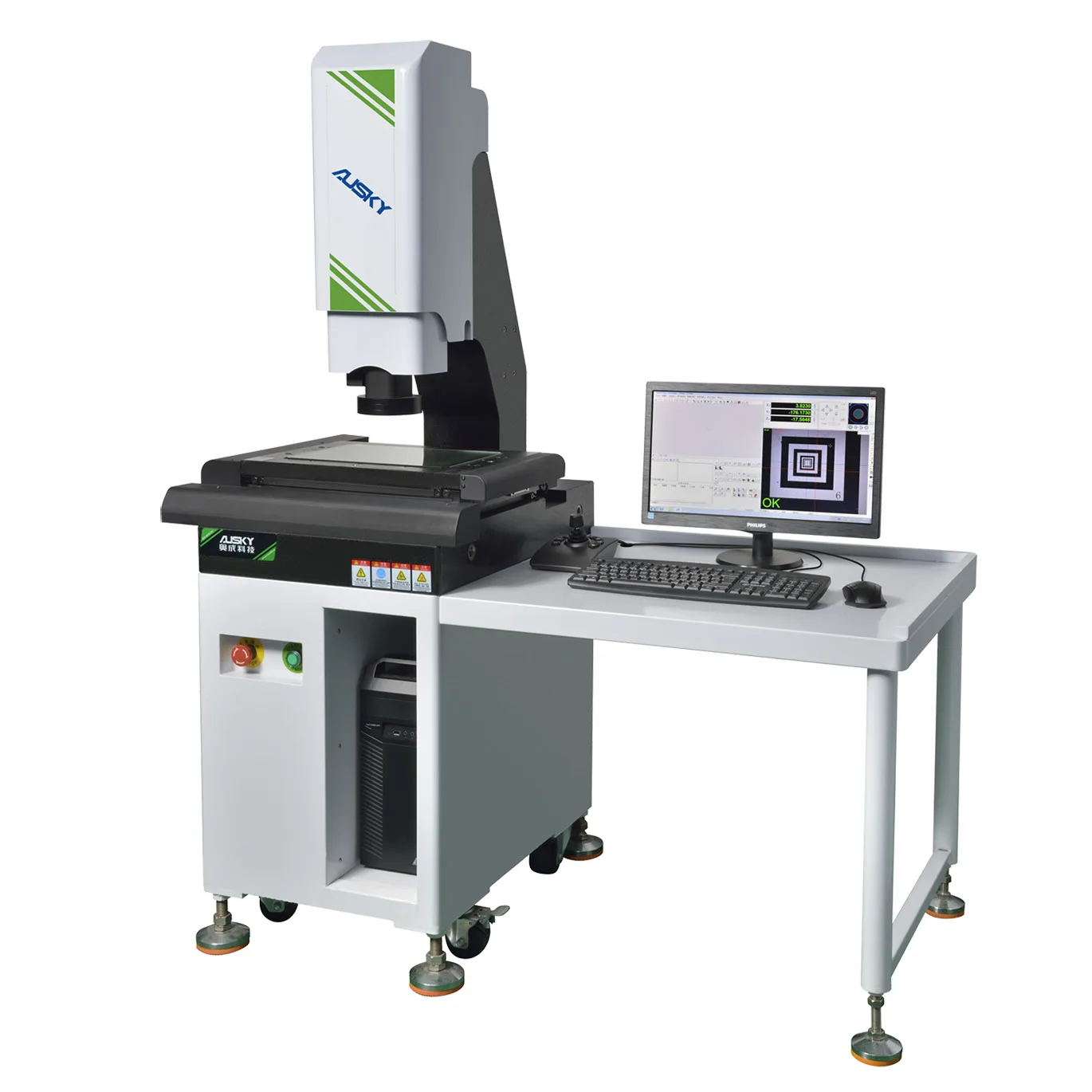 High Precision 2D Optical Coordinate Vision Video Measuring Machine