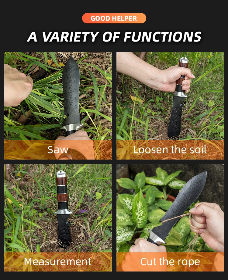 Top Sell Stainless Steel Wood Handle Garden Tools Digging Japanese Hori