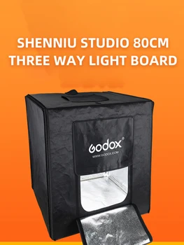 GODOX LST 40/60/80cm Three Way Dimming Light Box LED Studio Products Delivery of Portable Bags Small Softbox Light Equipment detail image