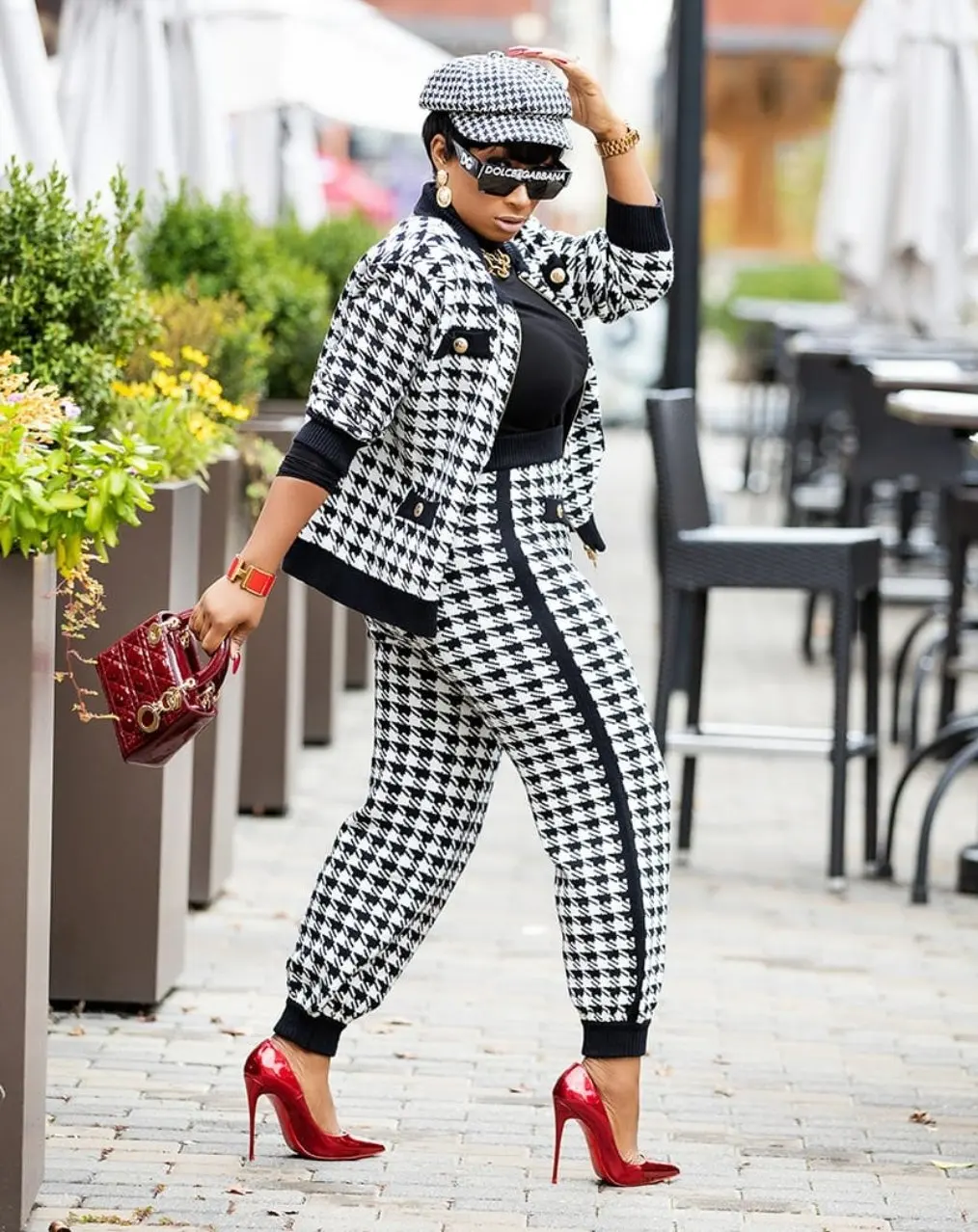 J9821 2021 Fashion Knitted Cardigan Sweater Jacket Womens Sets Casual Long  Sleeve Winter Piece Sets for Women