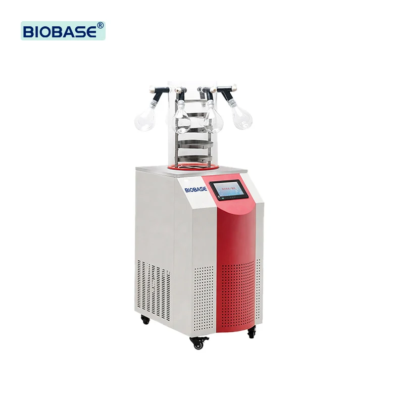 Supply BIOBASE -60℃ -80℃ Vacuum Lyophilizer Freeze Dryer Machine