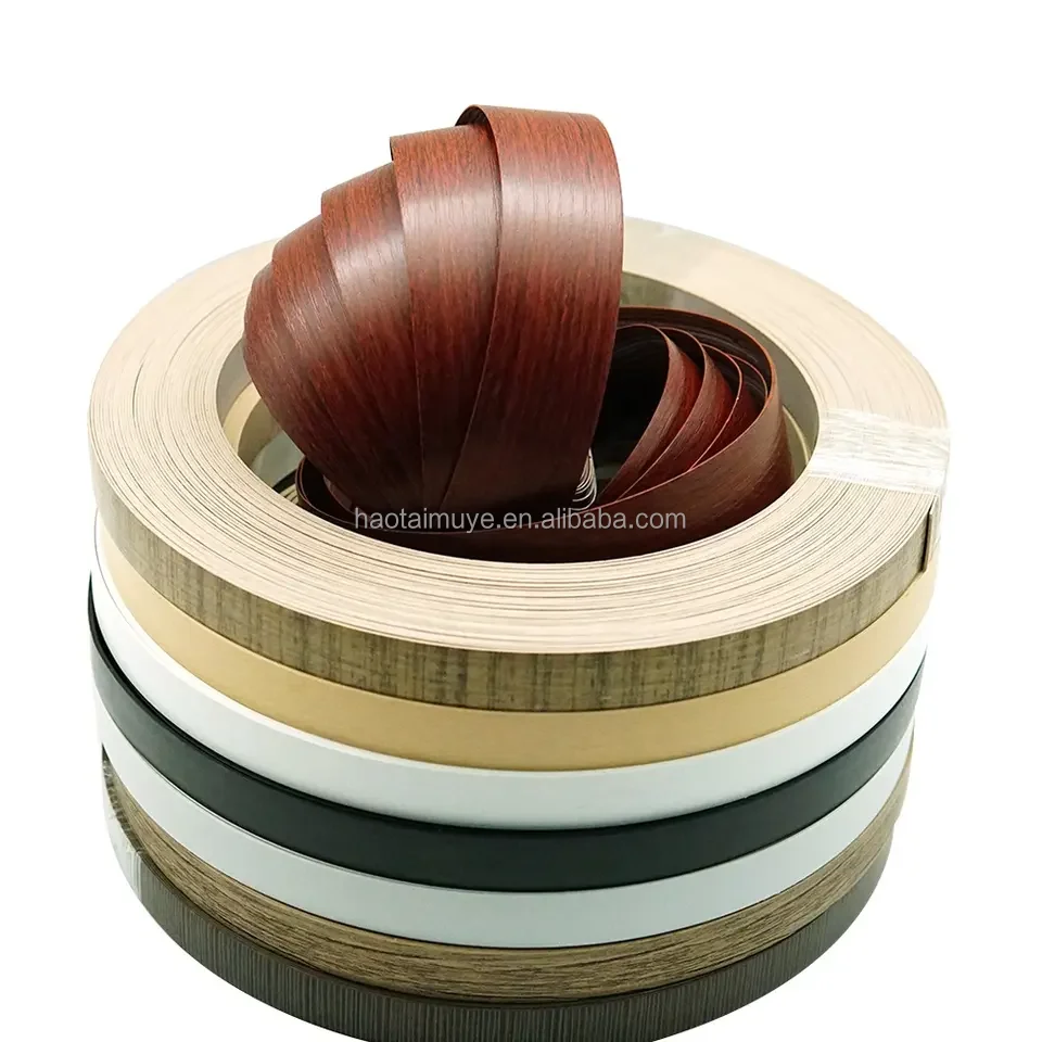 Furniture Fittings Tape White Flexible Trim Pvc Edge Banding For