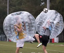 glowing led bubble soccer ball inflatable for kids and adults inflatable bubble football for sale
