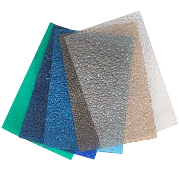 Solid Embossed Diamond Textured Polycarbonate Sheet -Wallis Plastic