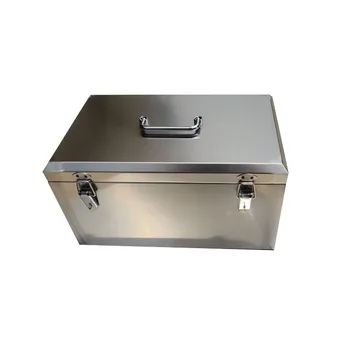 Portable hardware tool box storage box stainless steel repair box
