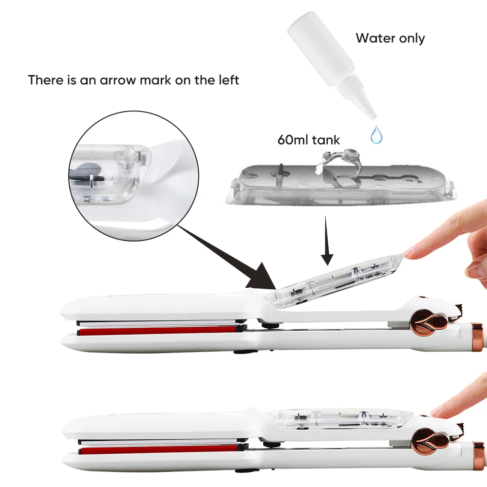 Steam Pod Best Hair Straightener Steamer Professional Steam Hair