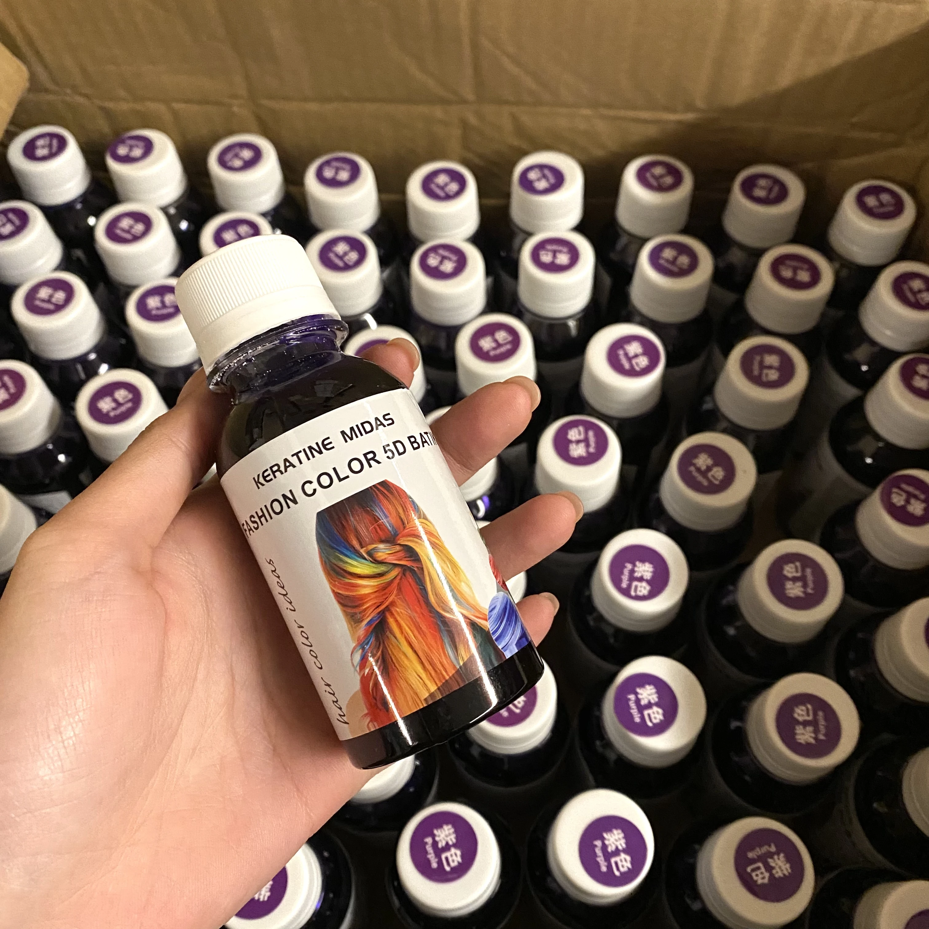 100ml Semi Permanent Mini Small Size Bottled Brands Hair Manicure Hair Dye Products Hair Color Cream