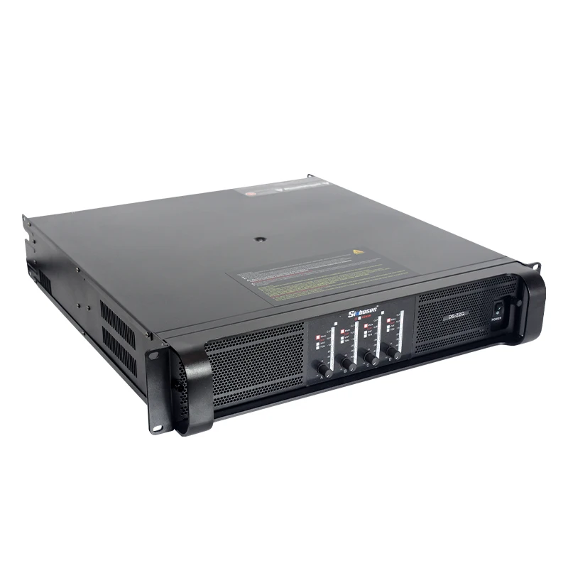 DS22Q PA System Outdoor Concert Sound System Amp 2500W 4650W High Quality Transistors 4 Channel Power Amplifier
