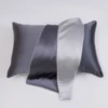 Grigio scuro e grigio ghiacciaio (federa singola)