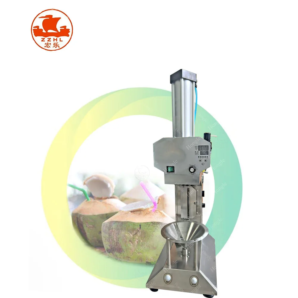 Young Coconut Peeling Trimming Machine Coconut Top Automatic Coconut Peeler