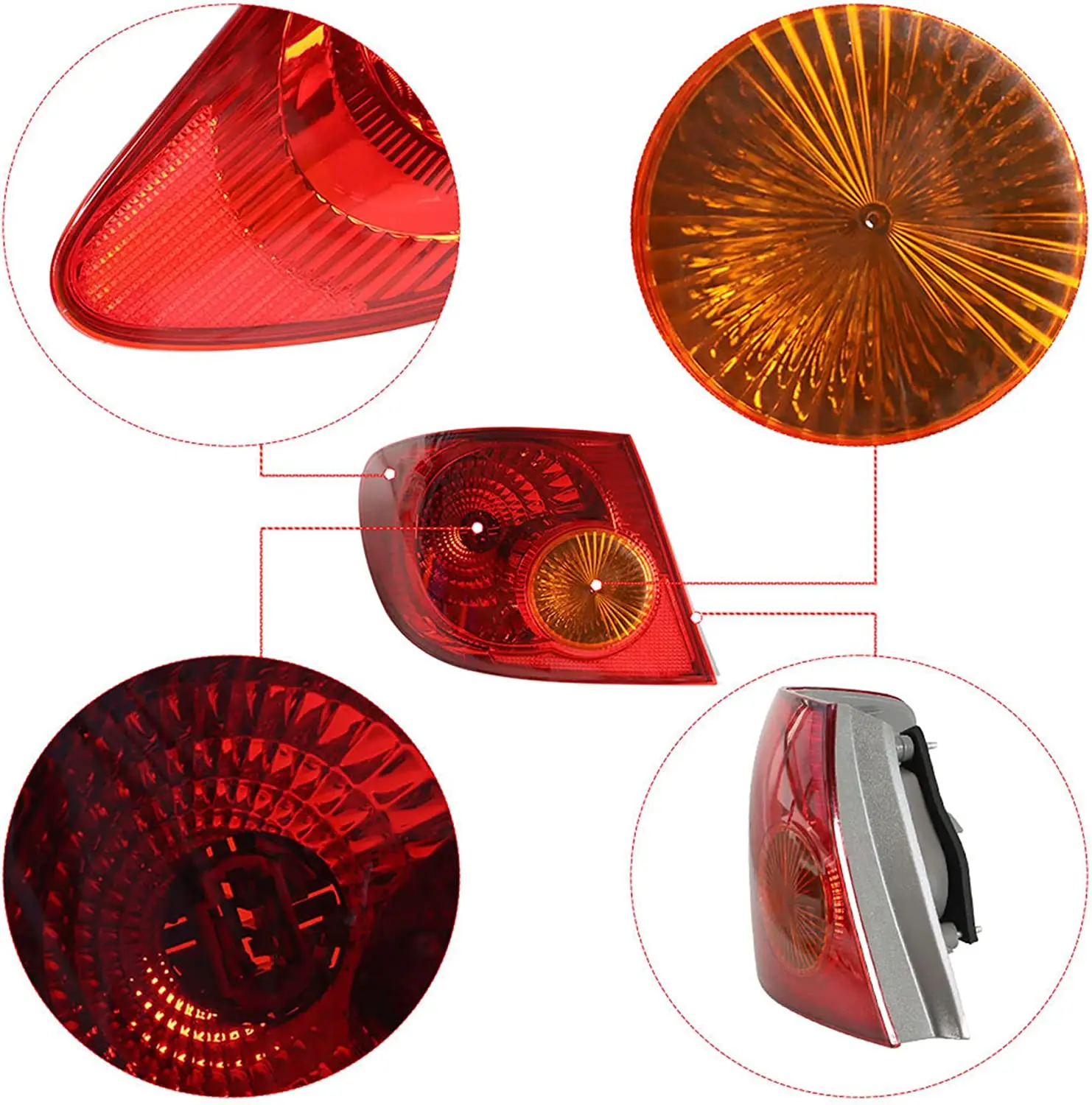Rear Signal Lamp Driver Side Replacement Used For Car Lighting Tail
