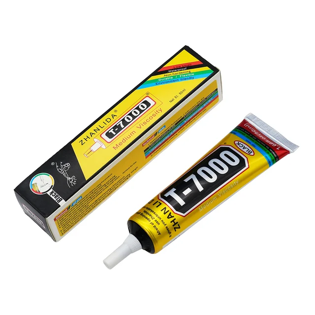 T7000 Glue Adhesive Soft Slow Drying LCD Touch Screen Mobile Phone Repair Glue Black 50ML Powerful t7000 For Metal Stone Wood