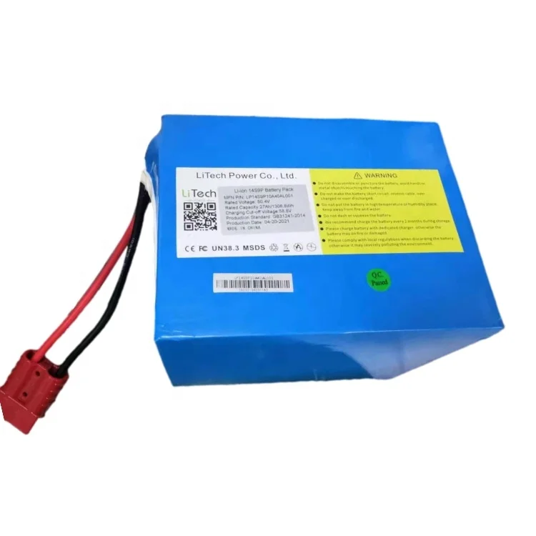 OEM 50.4V 26.1Ah With 18650 Lithium Ion Battery Pack E-switch for Smart AGV Vehicle wheel/Towing AGV/ AGV Driving