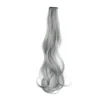 Pelo rizado - Gris té blanco